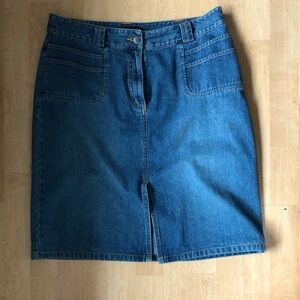 The Limited denim skirts, size 12